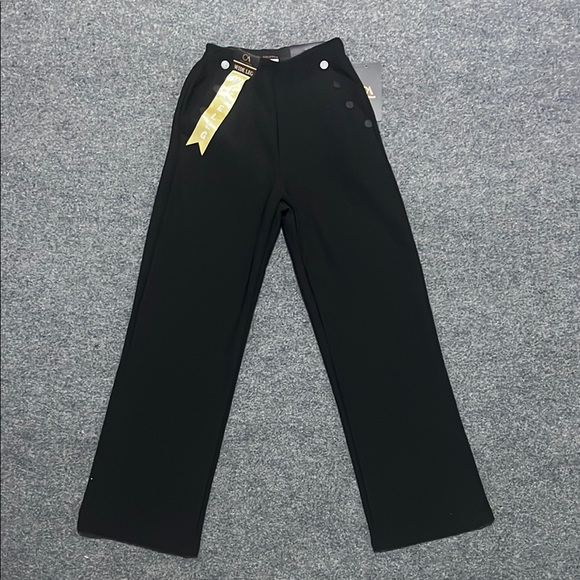 Pants - Black Wide-Leg Pants
